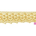 9919-95 PUNTILLA BOLILLO 45 MM MOANA METALOPLASTICO 100% ORO Venta en piezas de 25.00 M
