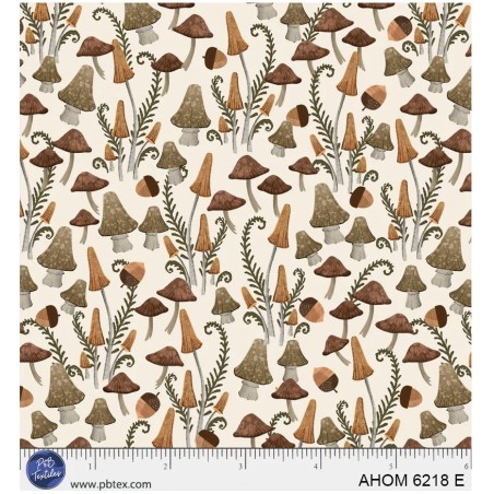 P121-AHOM6218E PATCH. AMERICANO AUTUMN HOMESTEAD (06) 110 CM. ALGODON 100% CREMA Venta en piezas de 7.00 M