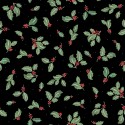 P121-TTSE6174K PATCH. AMERICANO TIS THE SEASON (07) 110 CM. ALGODON 100% NEGRO/VERDE Venta en piezas de 7.00 M