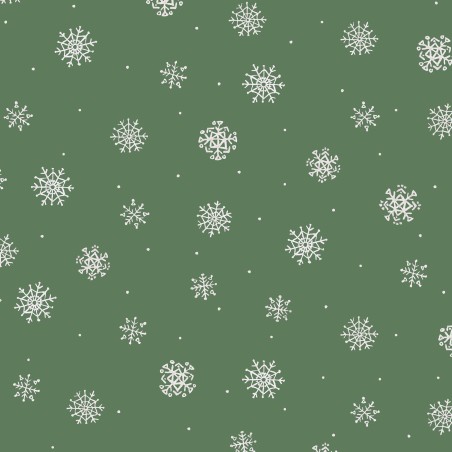 P121-TTSE6175G PATCH. AMERICANO TIS THE SEASON (09) 110 CM. ALGODON 100% VERDE Venta en piezas de 7.00 M