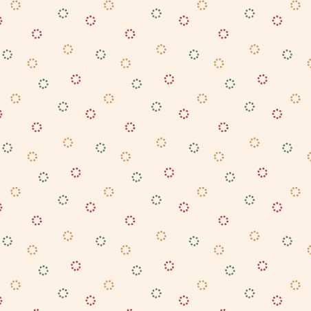 P121-TTSE6179E PATCH. AMERICANO TIS THE SEASON (16) 110 CM. ALGODON 100% CREMA/MULTI Venta en piezas de 7.00 M
