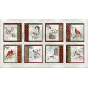 P121-WISO6229PA PATCH. AMERICANO WINTER SONG (03) PANEL 60X110 CM. ALGODON 100% NIEVE/MULTI Venta en piezas de 7.00 M