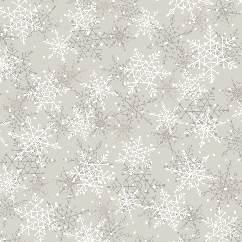 P121-WISO6233S PATCH. AMERICANO WINTER SONG (12) 110 CM. ALGODON 100% GRIS Venta en piezas de 7.00 M