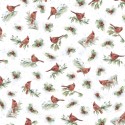 P121-WWHI6205W PATCH. AMERICANO WOODLAND WHISPERS (06) 110 CM. ALGODON 100% BLANCO Venta en piezas de 7.00 M