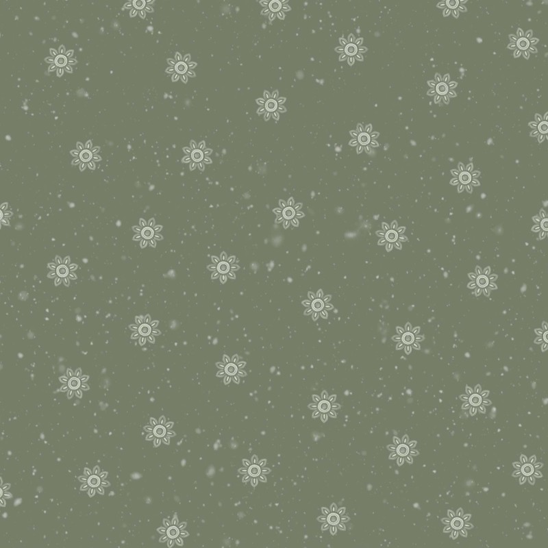P121-WWHI6209DA PATCH. AMERICANO WOODLAND WHISPERS (08) 110 CM. ALGODON 100% VERDE Venta en piezas de 7.00 M