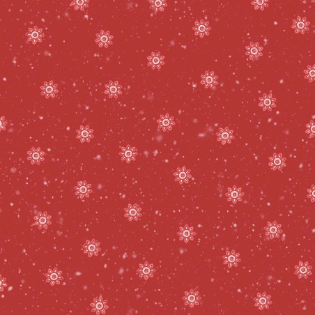 P121-WWHI6209R PATCH. AMERICANO WOODLAND WHISPERS (07) 110 CM. ALGODON 100% ROJO Venta en piezas de 7.00 M