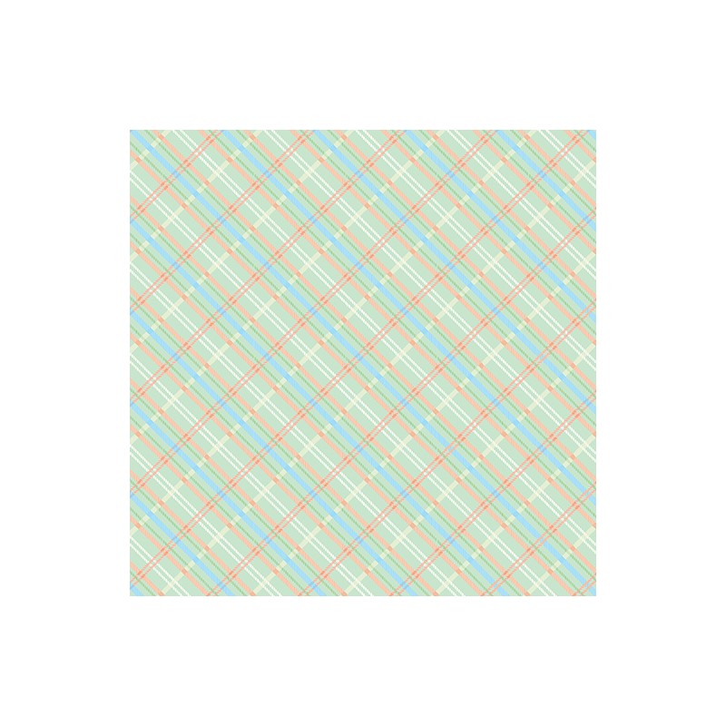 P133-14974-44 PATCH. AMERICANO ENCHANTED SPRING (10) 110 CM. ALGODON 100% VERDE Venta en piezas de 6.80 M