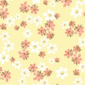 P133-14978-33 PATCH. AMERICANO ENCHANTED SPRING (03) 110 CM. ALGODON 100% AMARILLO Venta en piezas de 6.80 M