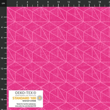 P137-4504-266 PATCH.AMERICANO RAINBOW-LINE (03) 110 CM. ALGODON 100% FUCSIA Venta en piezas de 6.00 M