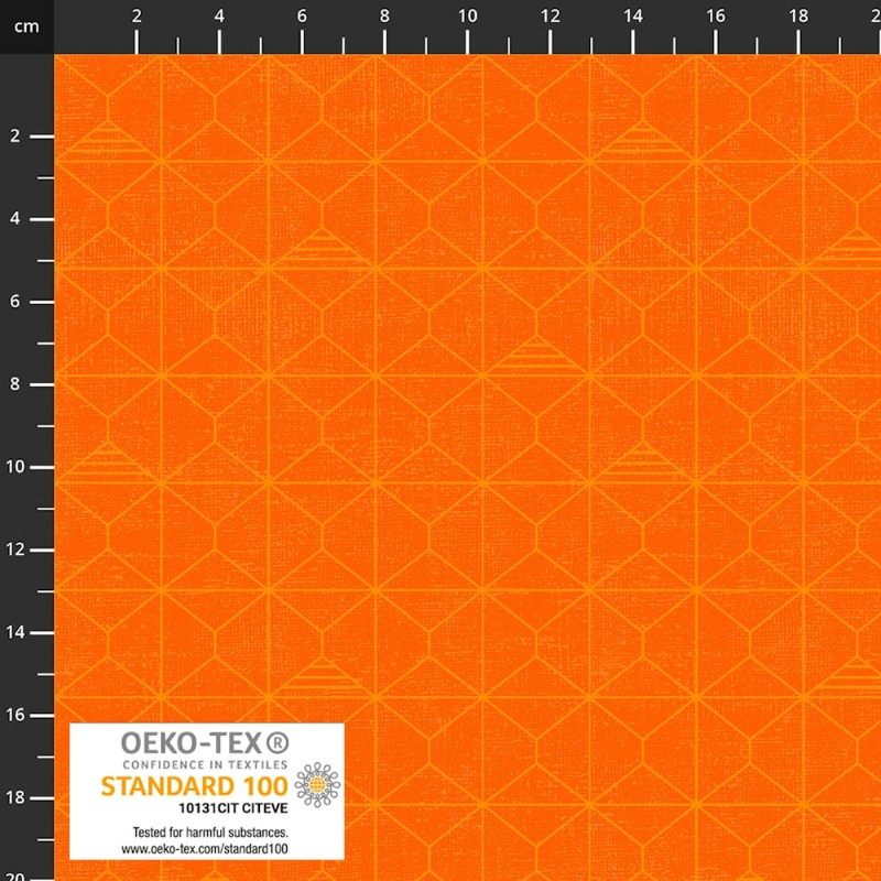P137-4504-268 PATCH.AMERICANO RAINBOW-LINE (05) 110 CM. ALGODON 100% NARANJA Venta en piezas de 6.00 M