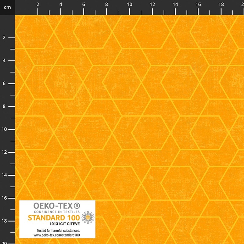 P137-4504-269 PATCH.AMERICANO RAINBOW-LINE (06) 110 CM. ALGODON 100% MANDARINA Venta en piezas de 6.00 M