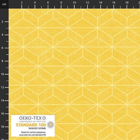 P137-4504-270 PATCH.AMERICANO RAINBOW-LINE (07) 110 CM. ALGODON 100% AMARILLO Venta en piezas de 6.00 M