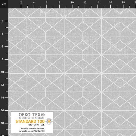 P137-4504-281 PATCH.AMERICANO RAINBOW-LINE (18) 110 CM. ALGODON 100% GRIS Venta en piezas de 6.00 M