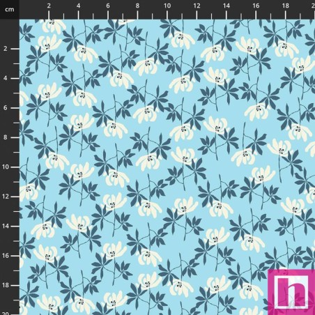 P137-4504-309 PATCH.AMERICANO BLUE BEGINNING (09) 110 CM. ALGODON 100% AZUL Venta en piezas de 6.00 M