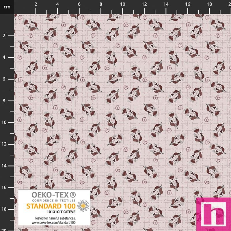 P137-4514-575 PATCH.AMERICANO WILD MEADOW (16) 110 CM. ALGODON 100% ROSA Venta en piezas de 6.00 M