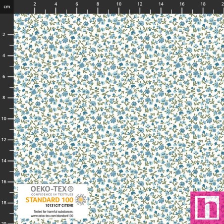 P137-4514-627 PATCH.AMERICANO LINA BASIC (13) 110 CM. ALGODON 100% AZUL Venta en piezas de 6.00 M
