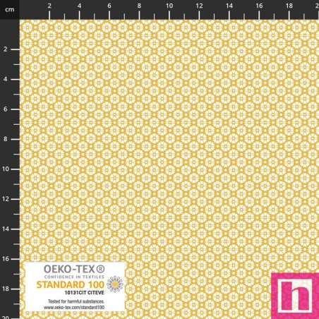 P137-4514-656 PATCH.AMERICANO LINA BASIC (42) 110 CM. ALGODON 100% AMARILLO Venta en piezas de 6.00 M