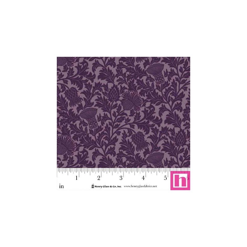 P140-3465-55 PATCH. AMERICANO THISTLE AND RYE (13) 110 CM. ALGODON 100% MORADO Venta en piezas de 7.00 M