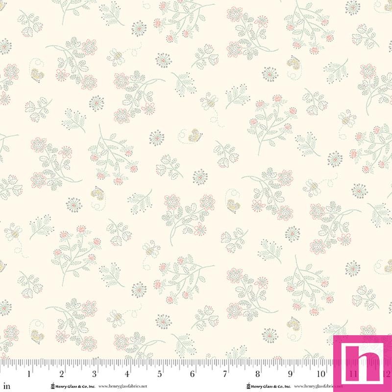 P140-3504-44 PATCH. AMERICANO SIMPLY CHARMING (09) 110 CM. ALGODON 100% CREMA Venta en piezas de 7.00 M