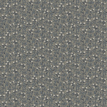 P17-MAS11263-T PATCH. AMERICANO MIDNIGHT BLOOM (26) 110 CM. ALGODON 100% GRIS Venta en piezas de 7.00 M