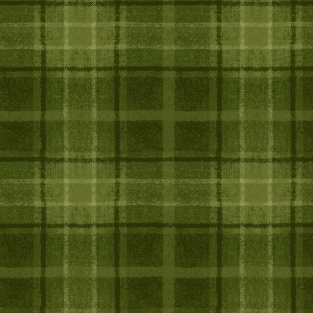 P17-MASF10896-G2 PATCH. AMERICANO SNOWTOP MOUNTAIN FLANNEL (07) 110 CM. FRANELA ALGODON 100% VERDE Venta en piezas de 5.50 M