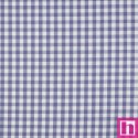P94-3087-52 TEJIDO NORA (59) VICHY 10 MM. 1.45 M. - 110 GR/M2- ALGODON 100% LAVANDA Venta en piezas de 5.00 M