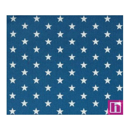 P94-4955-025 POPELIN ESTAMPADO DORIA (33) 148 CM.-130 GR/M2 ALGODON 100% AZUL Venta en piezas de 5.00 M