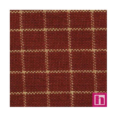 64708 PATCH. AMERICANO TRAMADO WILLSON (46) 110 CM. ALGODON 100% ROJO/CAMEL Venta en piezas de 7.00 M