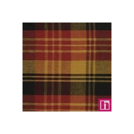 66103 PATCH. AMERICANO TRAMADO WILLSON (60) 110 CM. ALGODON 100% GRANATE/CAMEL/NEGRO Venta en piezas de 7.00 M