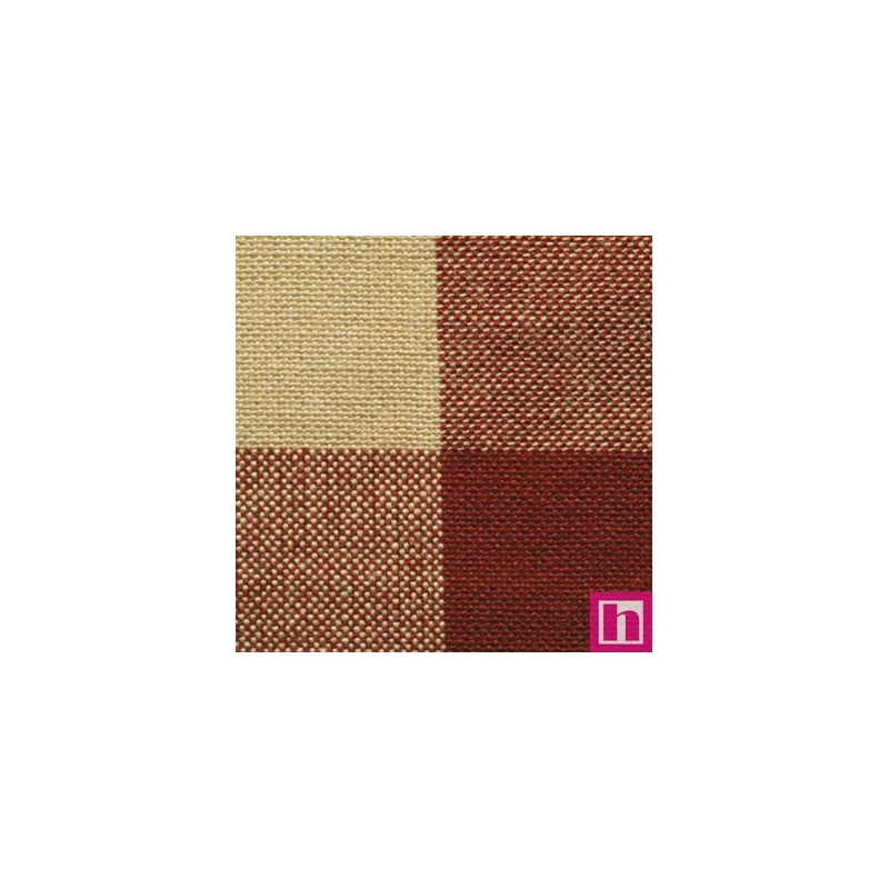 66112 PATCH. AMERICANO TRAMADO WILLSON (69) 110 CM. ALGODON 100% GRANATE/CAMEL Venta en piezas de 7.00 M