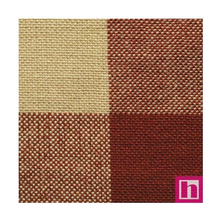 66112 PATCH. AMERICANO TRAMADO WILLSON (69) 110 CM. ALGODON 100% GRANATE/CAMEL Venta en piezas de 7.00 M