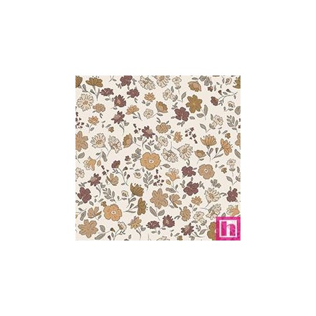 67478 VIYELA ESTAMPADA BEVERLY (01) 1.50 M. 145 GR/M2 - ALGODON 100% BEIG Venta en piezas de 5.00 M