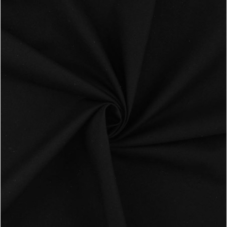 67567 VIYELA LISA ELSAM (10) 160 CM. 140 GR/M2. ALGODON 100% NEGRO Venta en piezas de 10.00 M