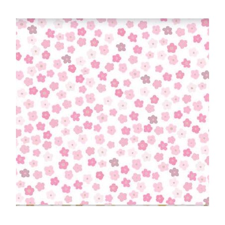 67952 PIQUE ESTAMPADO ARTEMIS (01) 1.50 M. 140 GR/M2. ALGODON 100% BLANCO/ROSA Venta en piezas de 6.00 M