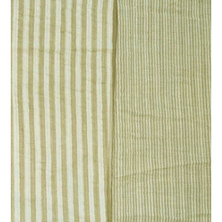 67973 DOBLE GASA TRAMADA HOLLIE (07) 125 CM. 125 GR/M2. ALGODON 100% SALVIA Venta en piezas de 10.00 M