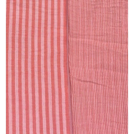 67974 DOBLE GASA TRAMADA HOLLIE (08) 125 CM. 125 GR/M2. ALGODON 100% ROSA Venta en piezas de 10.00 M