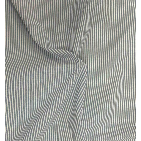 68002 TRAMADO RAYAS RAYCOB (02) 1.45 M. 135 GR/M2. ALGODON 100% AZUL Venta en piezas de 10.00 M