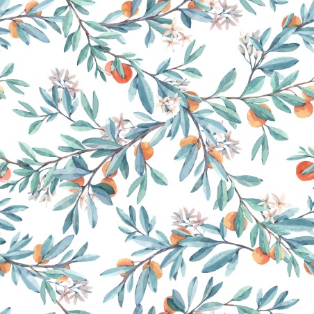 68010 LONETA ESTAMPADA ANTIMANCHAS VERONA (01) 1.55 M. 240 GR/M2 - POLIESTER 100% BLANCO Venta en piezas de 10.00 M