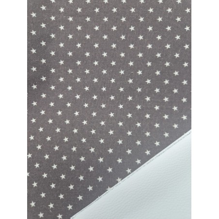 68020 TEJIDO ESTAMPADO SESAMO (83) 150 CM. 145 GR/M2. ALGODON 100% MARRON/NATURAL Venta en piezas de 10.00 M