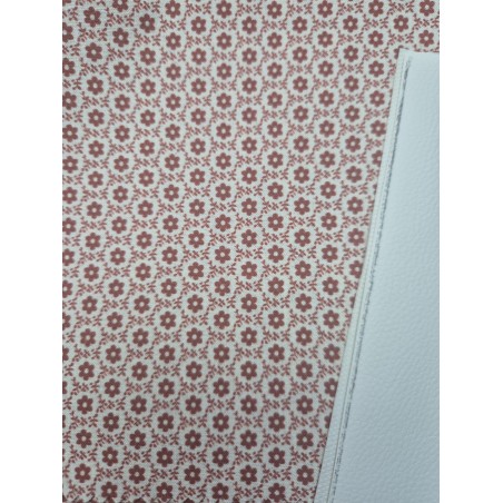 68027 TEJIDO ESTAMPADO SESAMO (90) 150 CM. 145 GR/M2. ALGODON 100% NATURAL/TEJA Venta en piezas de 10.00 M
