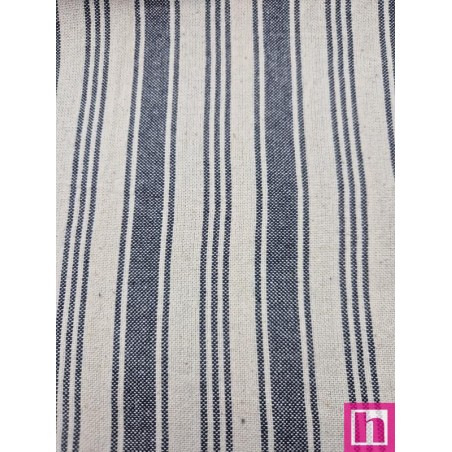 68065 TEJIDO TRAMADO NOREL (26) 150 CM. ALGODON 100% AZUL Venta en piezas de 7.00 M