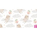 68090 TEJIDO ESTAMPADO MARYLEBONE (02) 1.40 M. 110 GR/M2. ALGODON 100% BLANCO Venta en piezas de 10.00 M