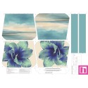 68112 TOTE BAGS AMANECER - REVERSIBLE Y REPELENTE AL AGUA (03) 45X50 CMS. POLIESTER 100% AZUL Venta en piezas de 1.00 U