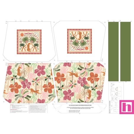 68130 TOTE BAGS AMAZONAS - REVERSIBLE Y REPELENTE AL AGUA (21) 45X50 CMS. POLIESTER 100% BLANCO Venta en piezas de 1.00 U
