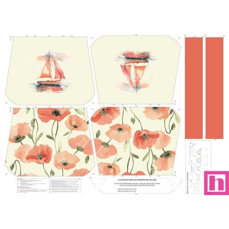 68140 TOTE BAGS BARCO - REVERSIBLE Y REPELENTE AL AGUA (31) 45X50 CMS. POLIESTER 100% CREMA Venta en piezas de 1.00 U