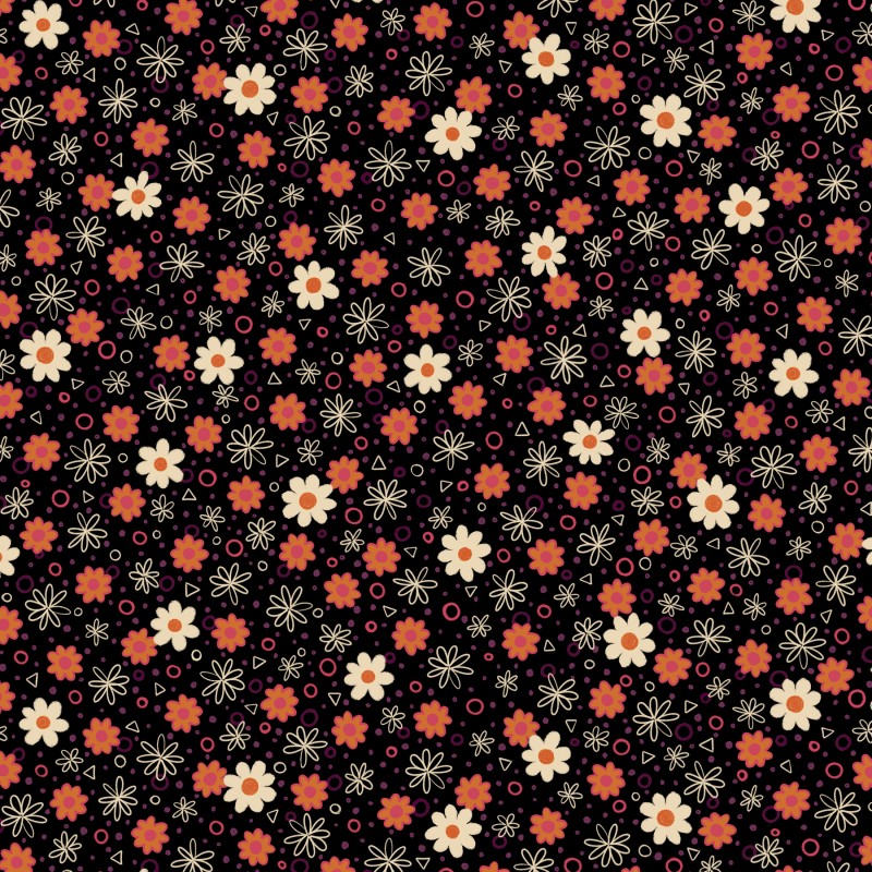 P121-SSEA6357K PATCH. AMERICANO SEWING SEASON (08) 110 CM. ALGODON 100% NEGRO Venta en piezas de 7.00 M