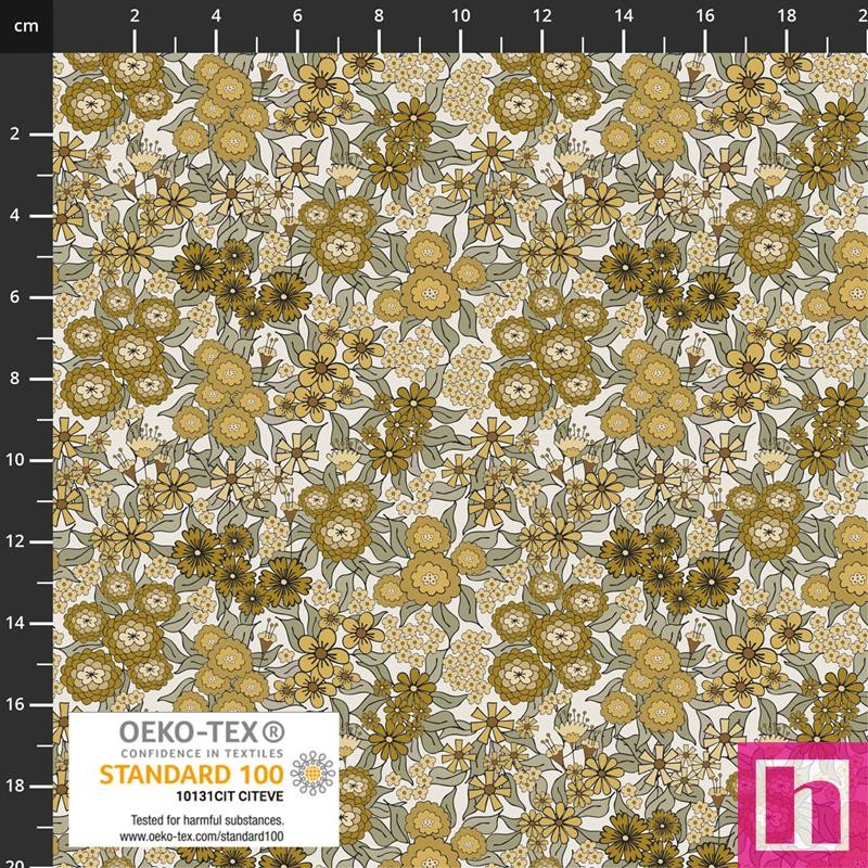 P137-4514-584 PATCH.AMERICANO WILD MEADOW (25) 110 CM. ALGODON 100% ALBERO Venta en piezas de 6.00 M