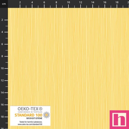 P137-4514-652 PATCH.AMERICANO LINA BASIC (38) 110 CM. ALGODON 100% AMARILLO Venta en piezas de 6.00 M
