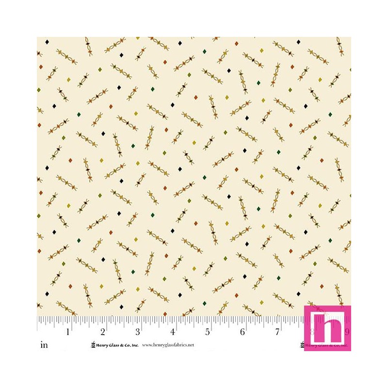 P140-1940-40 PATCH. AMERICANO BUTTERCREAM AND BRICKLE BITS BASIC (12) 110 CM. ALGODON 100% CREMA Venta en piezas de 7.00 M