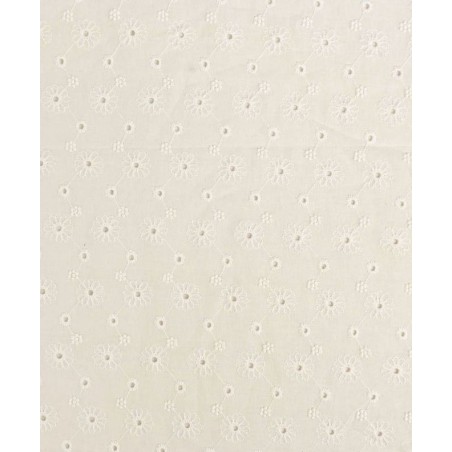 P69-5997-151 BATISTA BORDADA VENEZIA (02) 1.30 M.-100 GR/M2 - ALGODON 100% NATURAL Venta en piezas de 6.00 M